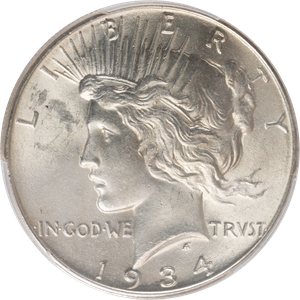 1934 Peace Silver Dollar Main Image