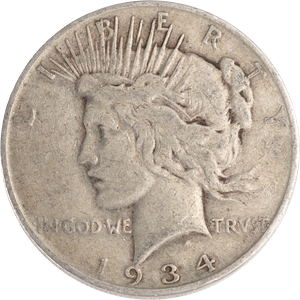 1934-D Peace Silver Dollar Main Image