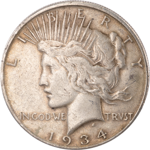 1934-D Peace Silver Dollar Main Image