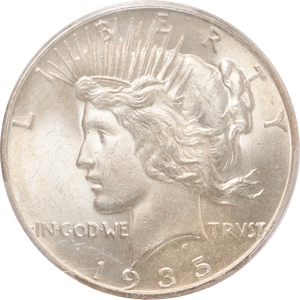 1935 Peace Silver Dollar PCGS       62#2 Main Image