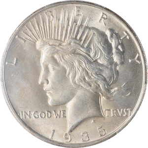 1935-S Peace Silver Dollar Main Image