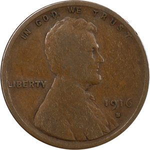 1916-S Lincoln Head Cent G Main Image