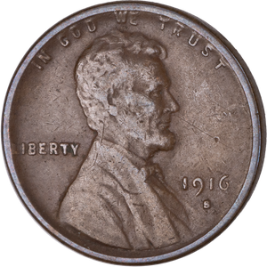 1916-S Lincoln Head Cent Main Image
