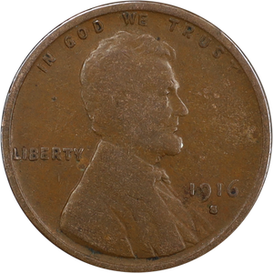 1916-S Lincoln Head Cent Main Image