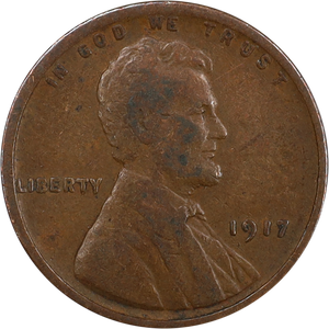 1917 Lincoln Head Cent Main Image