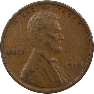 1918 Lincoln Head Cent Main Image