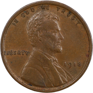 1918 Lincoln Head Cent Main Image
