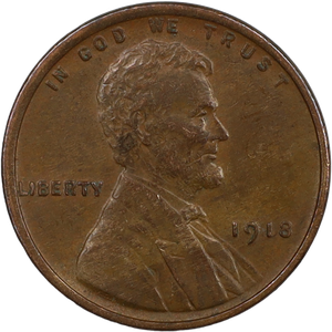 1918 Lincoln Head Cent Main Image