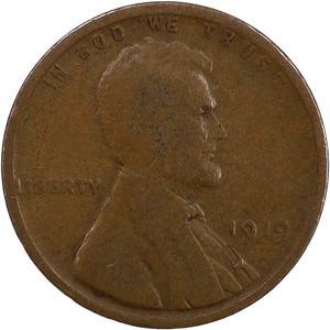 1919 Lincoln Head Cent G Main Image