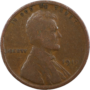 1919 Lincoln Head Cent Main Image
