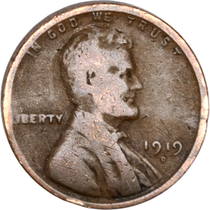 1919-D Lincoln Head Cent CIRC Main Image
