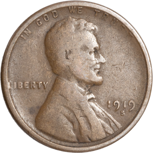1919-S Lincoln Head Cent Main Image