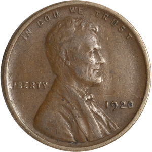 1920 Lincoln Head Cent Main Image