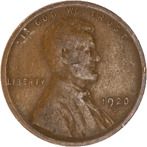 1920-D Lincoln Head Cent Main Image