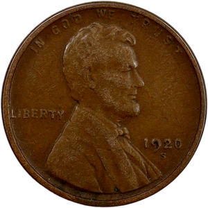 1920-S Lincoln Head Cent G Main Image