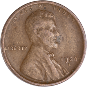1920-S Lincoln Head Cent F Main Image