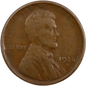 1920-S Lincoln Head Cent Main Image