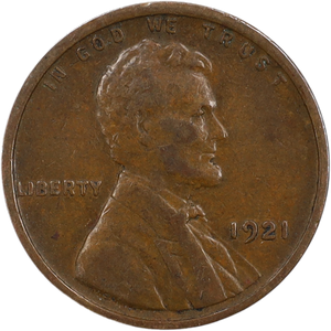 1921 Lincoln Head Cent F Main Image