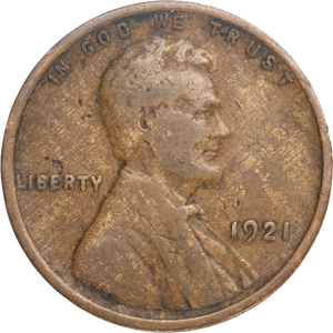 1921 Lincoln Head Cent Main Image