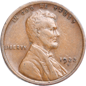 1922-D Lincoln Head Cent VF Main Image