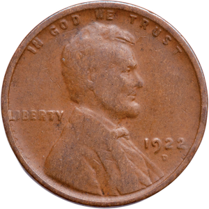 1922-D Lincoln Head Cent CIRC Main Image