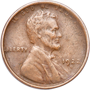 1922-D Lincoln Head Cent VF#2 Main Image