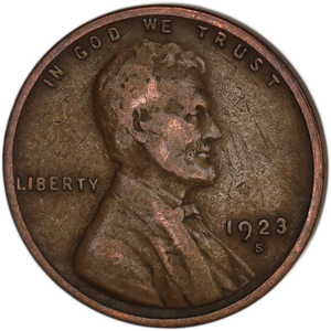 1923-S Lincoln Head Cent F#2 Main Image