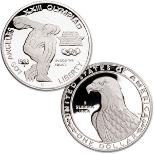 1983-S Los Angeles Olympiad Silver Dollar Main Image