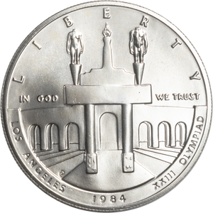 1984-P Los Angeles Olympiad Silver Dollar | Littleton Coin Company