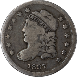 Half Dime - Capped Bust - 1837 F Main Image