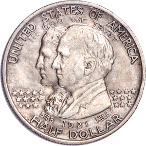1921 Alabama Centennial Silver Half Dollar, Plain Main Image