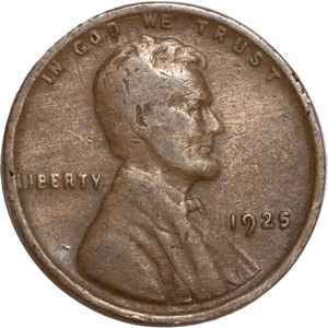 1925 Lincoln Head Cent Main Image