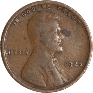 1925 Lincoln Head Cent Main Image