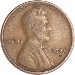 1925-D Lincoln Head Cent Main Image
