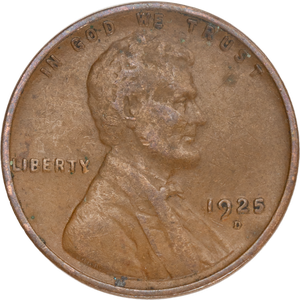 1925-D Lincoln Head Cent Main Image