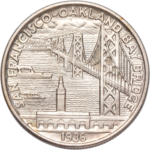 1936-S San Francisco-Oakland Bay Bridge Silver Half Dollar Main Image