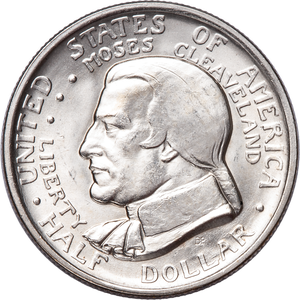 1936 Cleveland Centennial / Great Lakes Exposition Silver Half