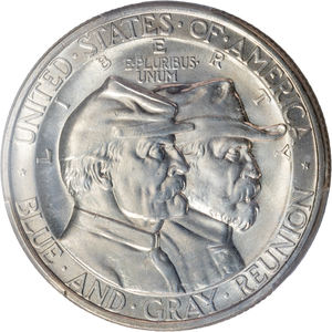 1936 Battle of Gettysburg Anniversay Silver Half Dollar Main Image