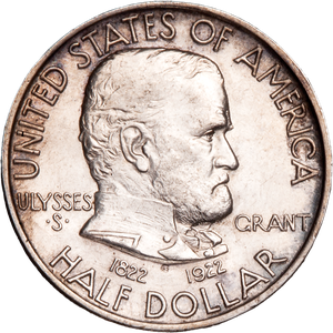 1922 Grant Memorial Silver Half Dollar Main Image