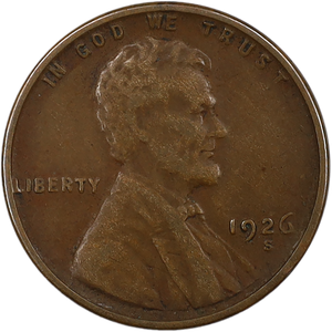 1926-S Lincoln Head Cent F#2 Main Image