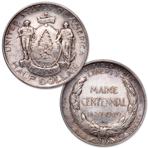 1920 Maine Centennial Silver Half Dollar Main Image