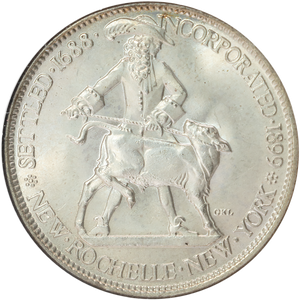 1938 New Rochelle Slv Com50C ANACS  MS65 Main Image