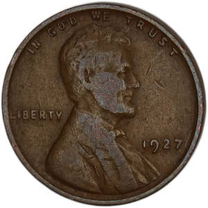 1927 Lincoln Head Cent Main Image