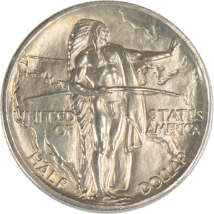 1936 Oregon Trail Memorial Silver Half Dollar Main Image