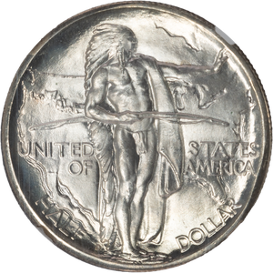 1937-D Oregon Trail Memorial Silver Half Dollar Main Image