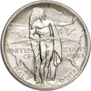 1938 Oregon Trail Memorial Silver Half Dollar Main Image