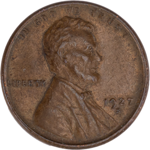 1927-S Lincoln Head Cent Main Image