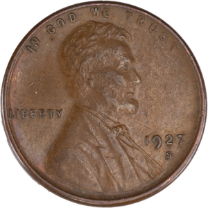 1927-S Lincoln Head Cent Main Image