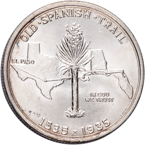 1935 Old Spanish Trail Half Dollar Main Image