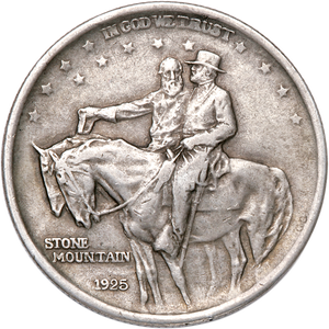 1925 Stone Mountain Memorial Silver Half Dollar Main Image